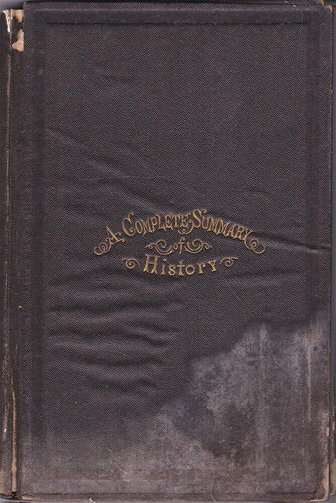 1869 A Summary of English French and American History Rare Useful Reference