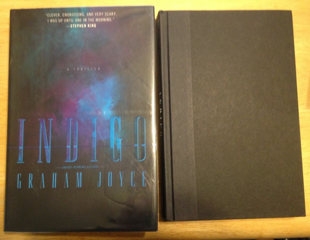 Indigo Graham Joyce 2000 Pocket Books 1st US ed. Signed Suspense Thriller
