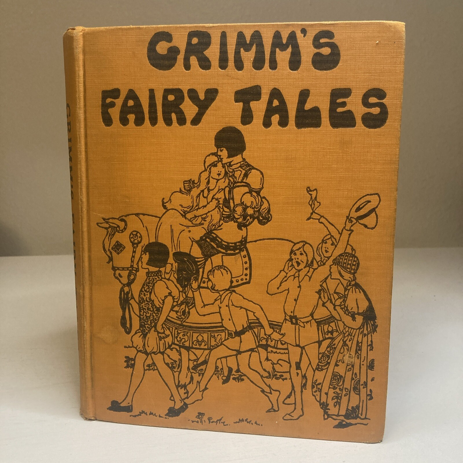 Grimm’s Fairy Tales Numerous Illustrations In Black And White HC 1929 The Platt