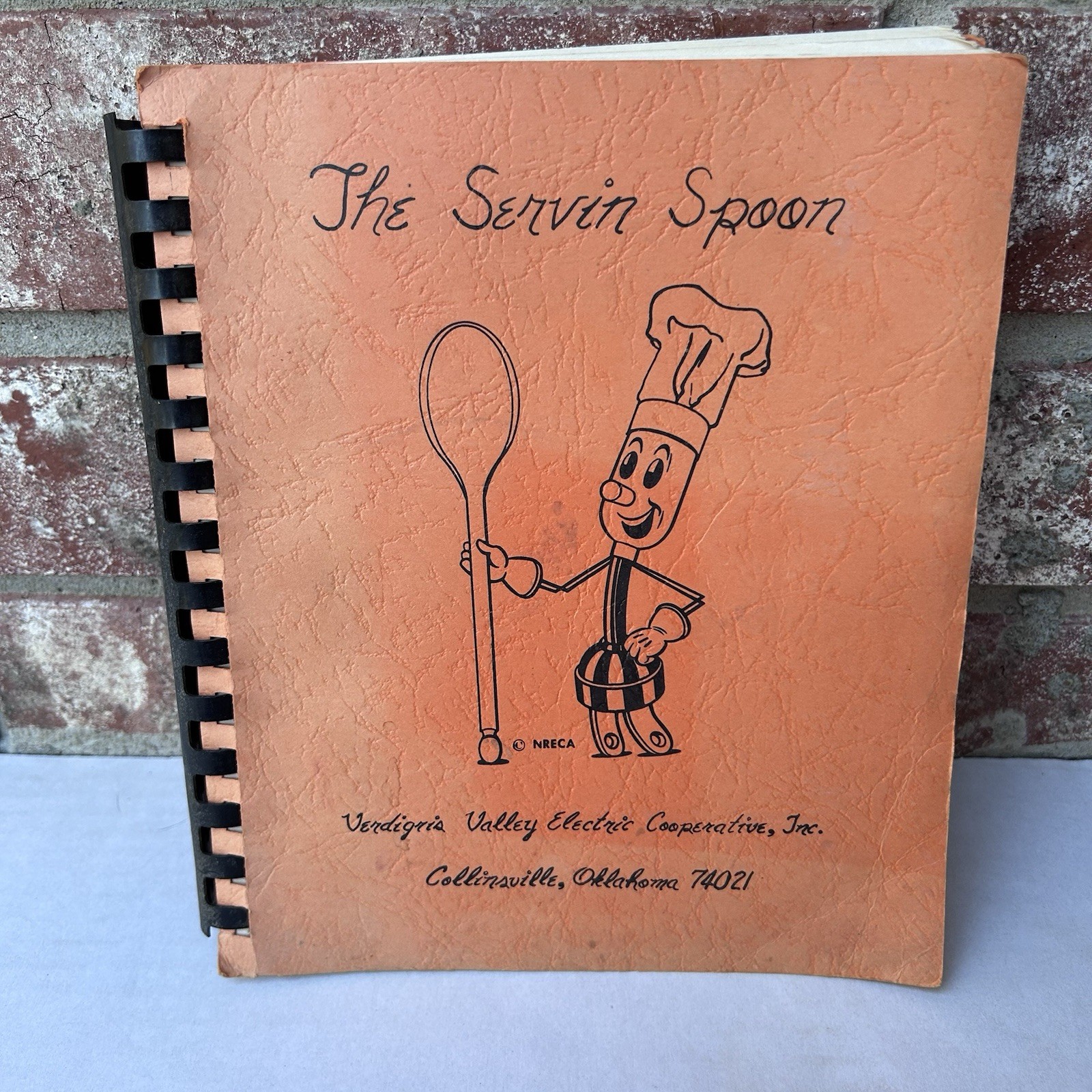 The Servin’ Spoon Verdigris Valley Electric Cooperative Cookbook 1973 Vintage