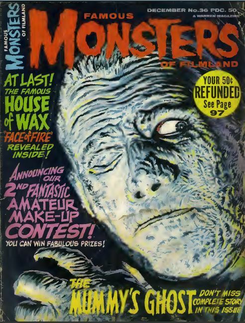 FAMOUS MONSTERS OF FILMLAND 225 Unique Issue Collection On USB Thumb Drive