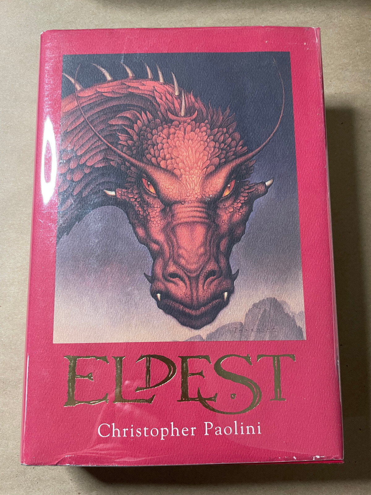 Signed Christopher Paolini: Eldest, signed 1st HB w/DJ (Paolini bookplate)