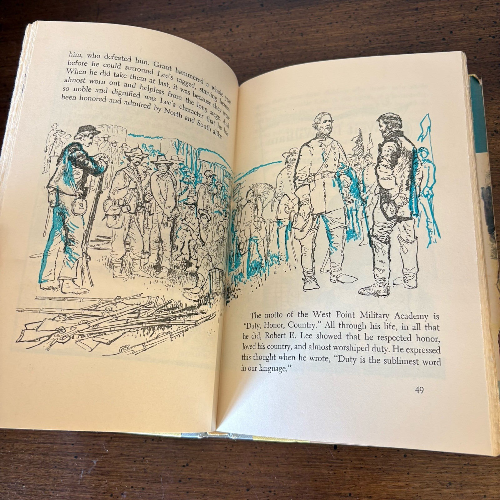 Best in Childrens Books Nelson Doubleday Inc 1958 Hardcover Vintage Robert E Lee