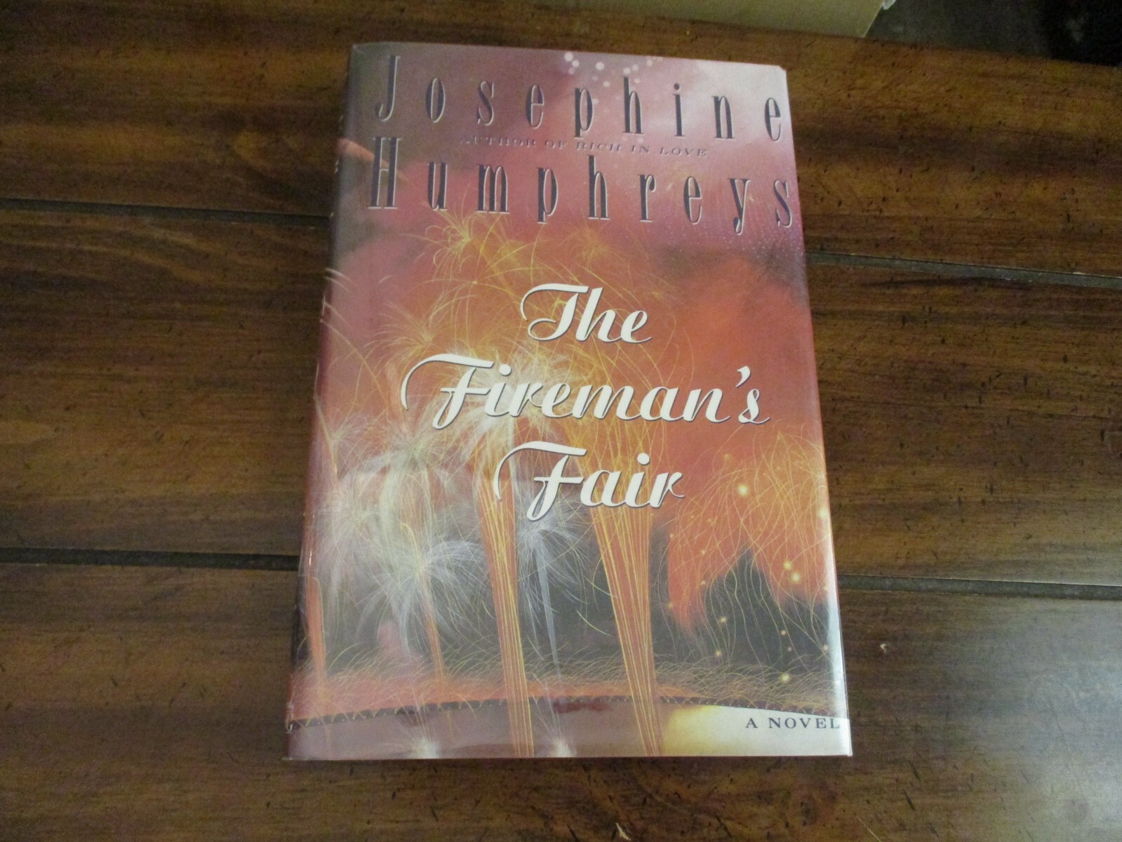 JOSEPHINE HUMPHREYS/REYNOLDS PRICE Signed Book(Fireman’s Fair-’91 1st Edit Hardb