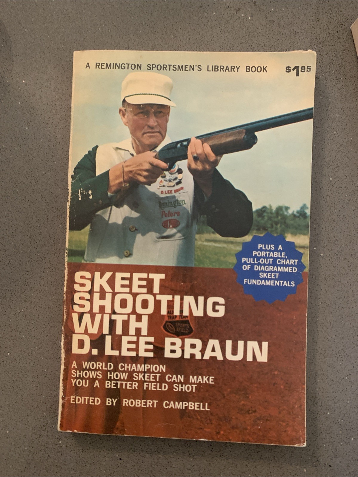 Skeet Shooting With D. Lee Braun 1967 PB NO Shooting Chart Poster