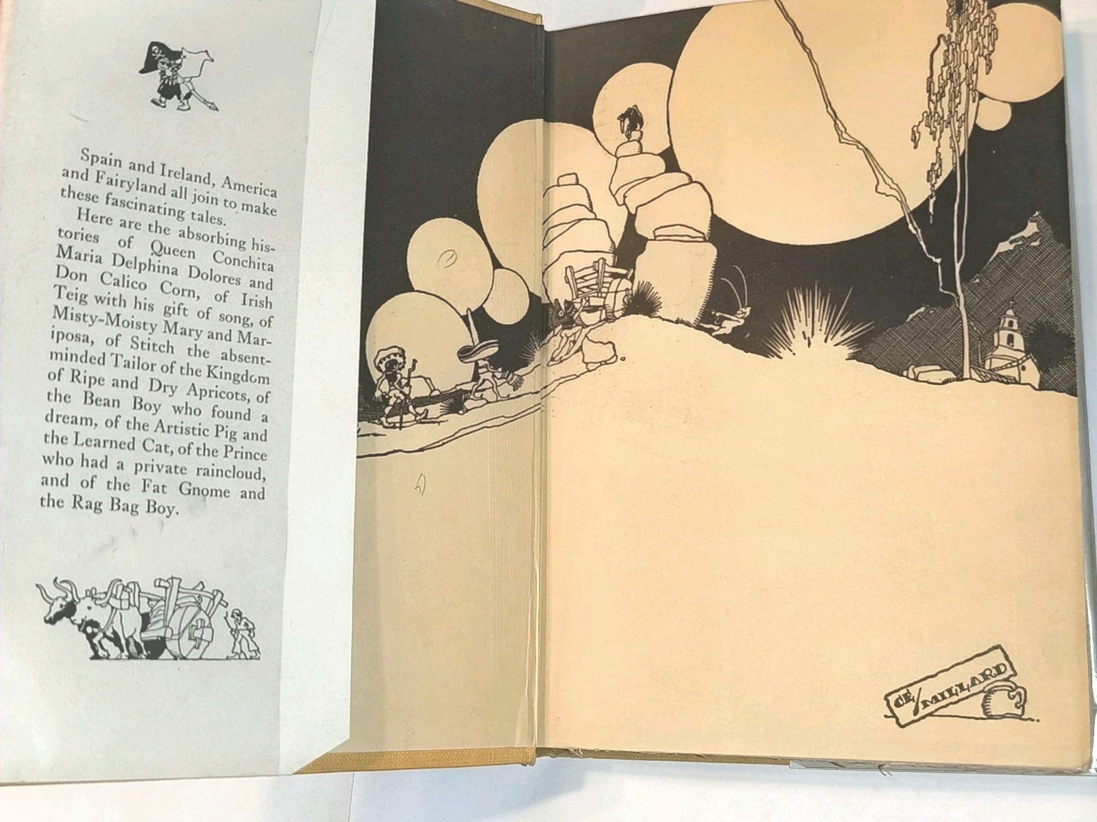 1927 California Fairy Tales Monica Shannon Doubleday Page Dust Jacket Rare VG