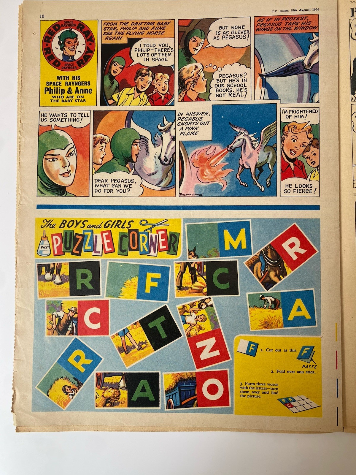 TV Comic 1956 8 Issues Sooty & Sweep Felix the Cat Enid Blyton Roy Rogers