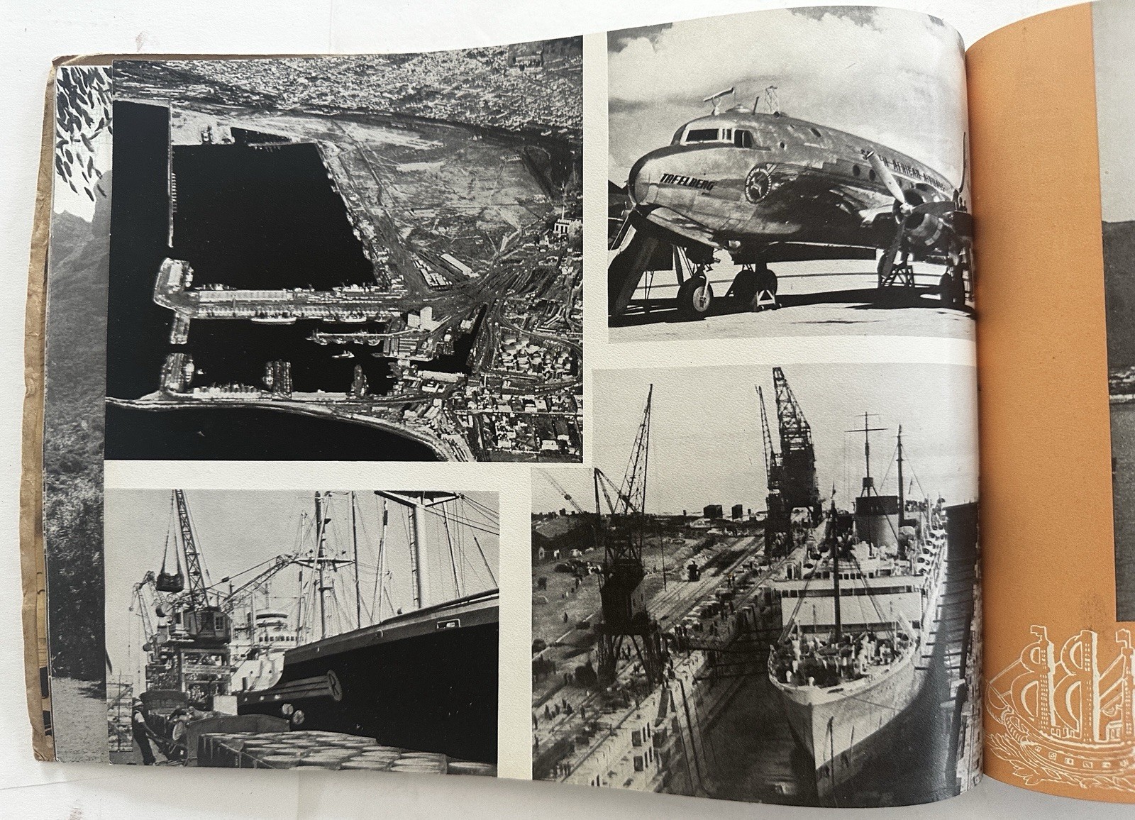 Cape Town South Africa 1947 Royal visit photo souvenir tourist view book