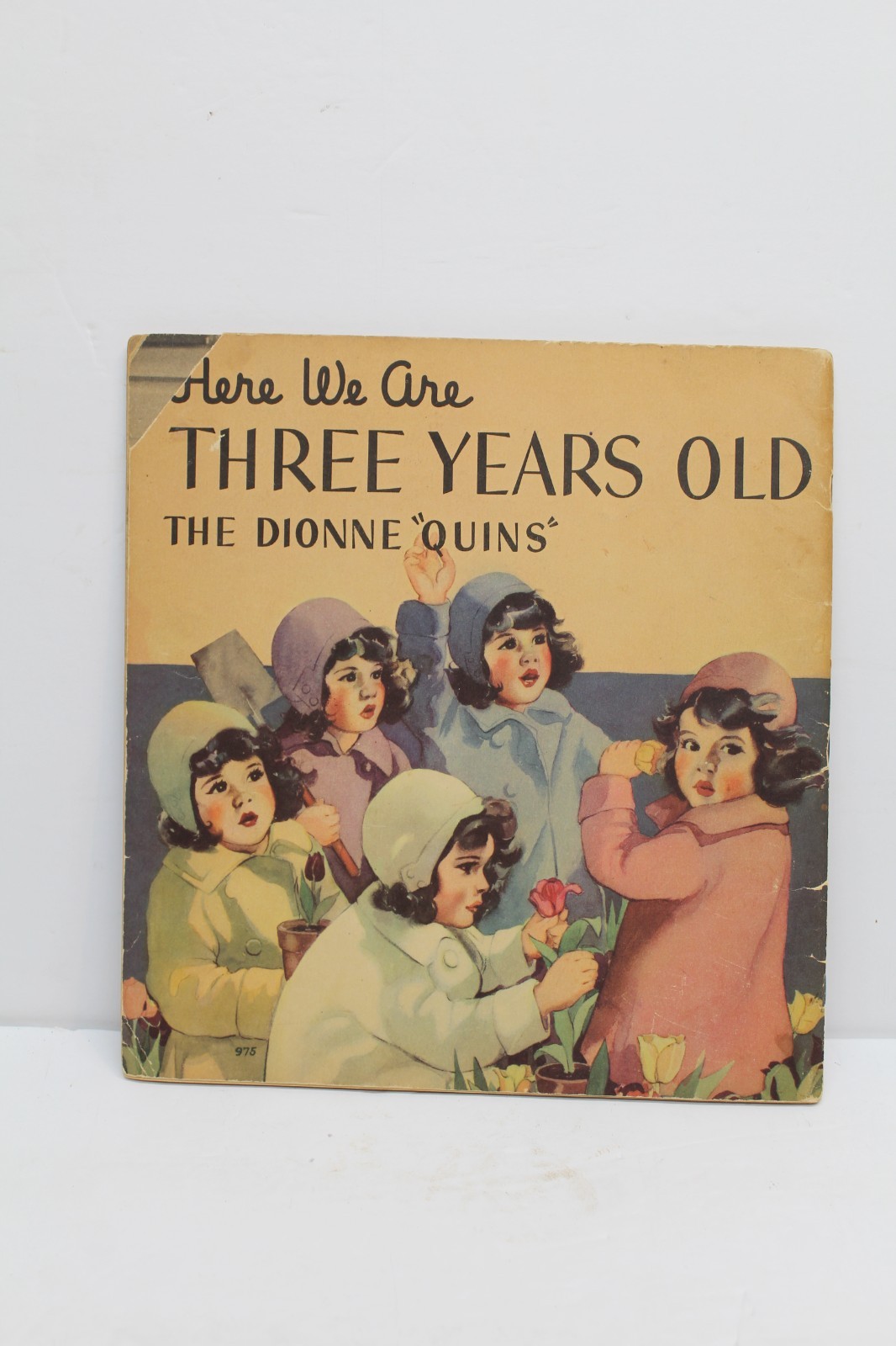1937 Here We Are Three Years Old The Dionne „Quins“ – Quintuplets Book – Whitman