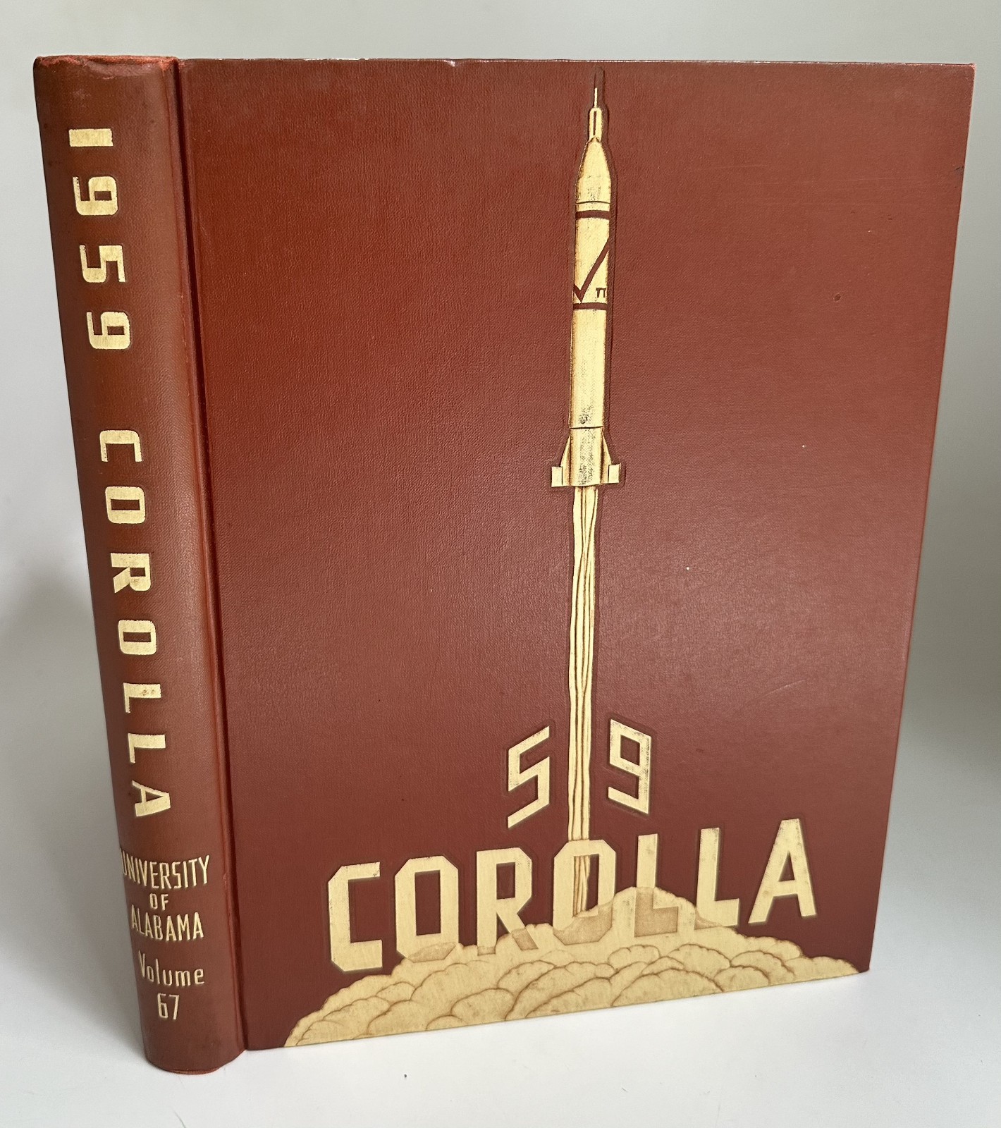 1959 University of Alabama Corolla Yearbook Crimson Tide Bear Bryant First Year
