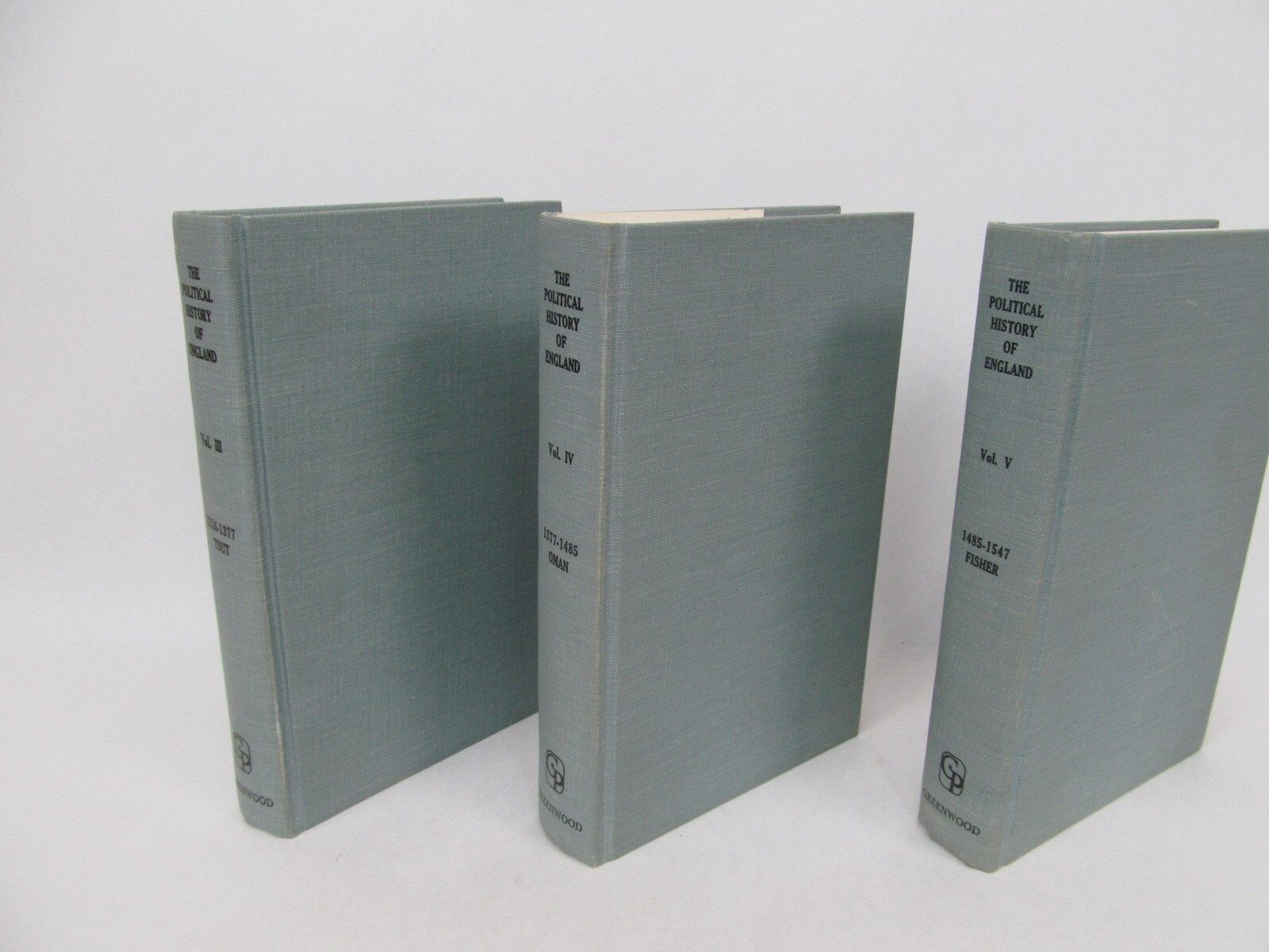Vintage Books Political History of England Volumes III IV V 3 4 5 Greenwood