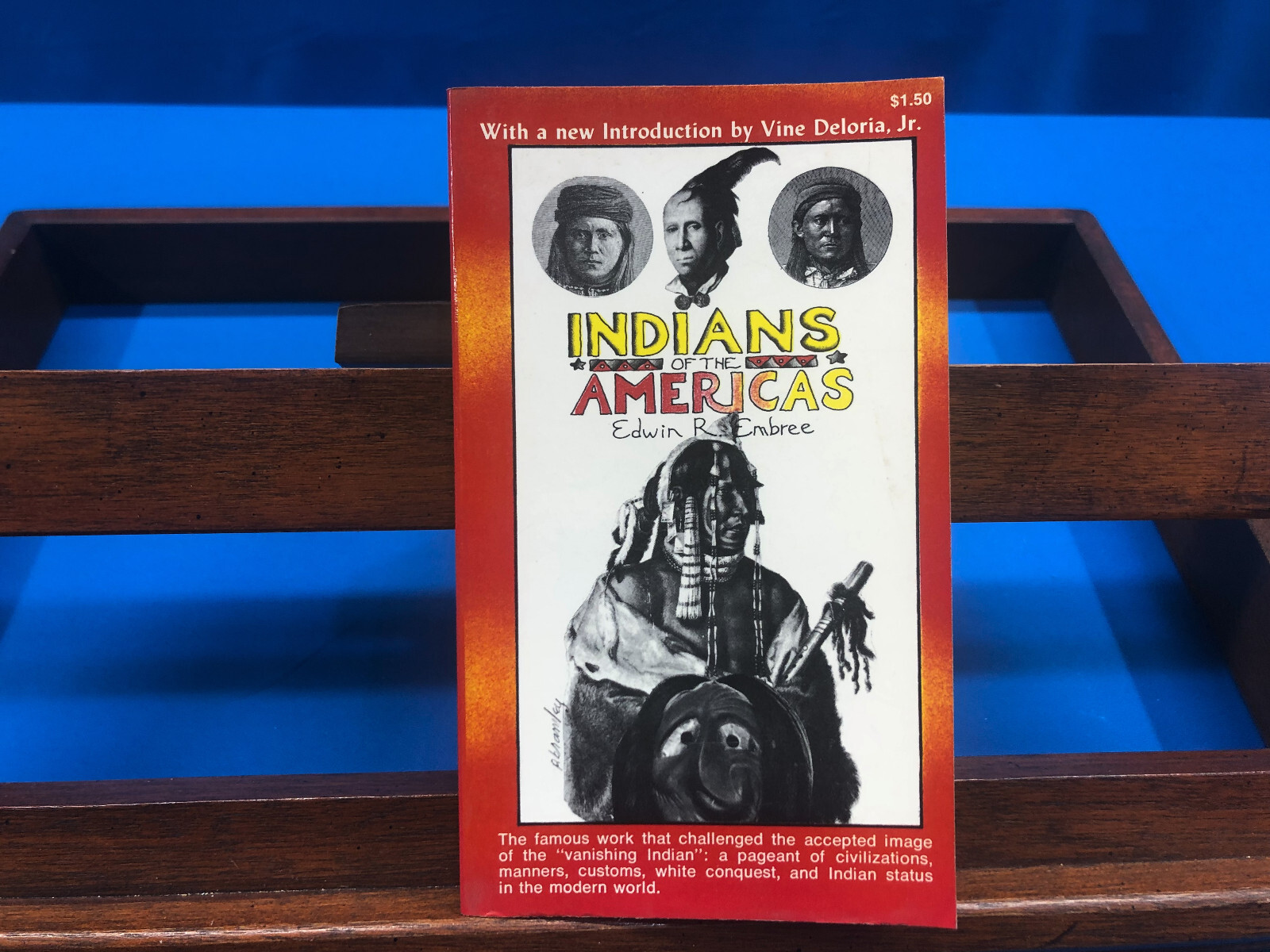 Indians of the Americas- Edwin R. Embree, 1973, Vintage Paperback