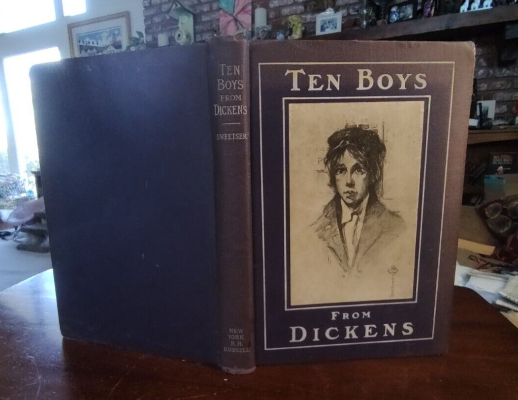 Ten Boys from Dickens, 1903 R.H. Russell, Illustrated, Pages are Bright!