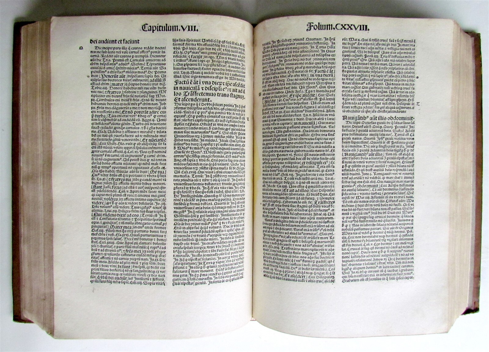 1504 POST INCUNABULA Postille Super Evangeliare by Albertus Magnus antique FOLIO