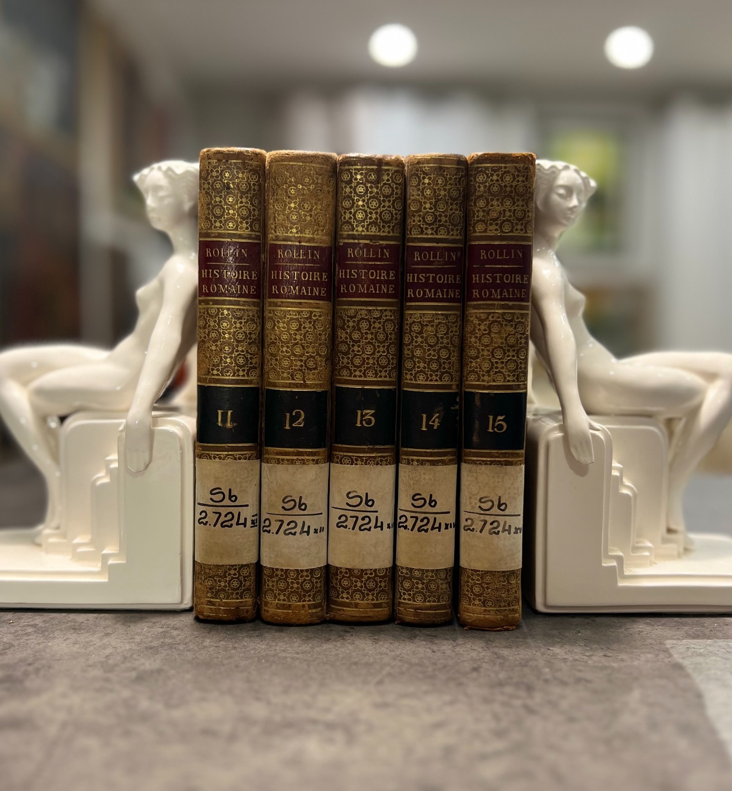 1804 Rollin Histoire Romaine 5 Vol Set Antique French Books Rome History Paris