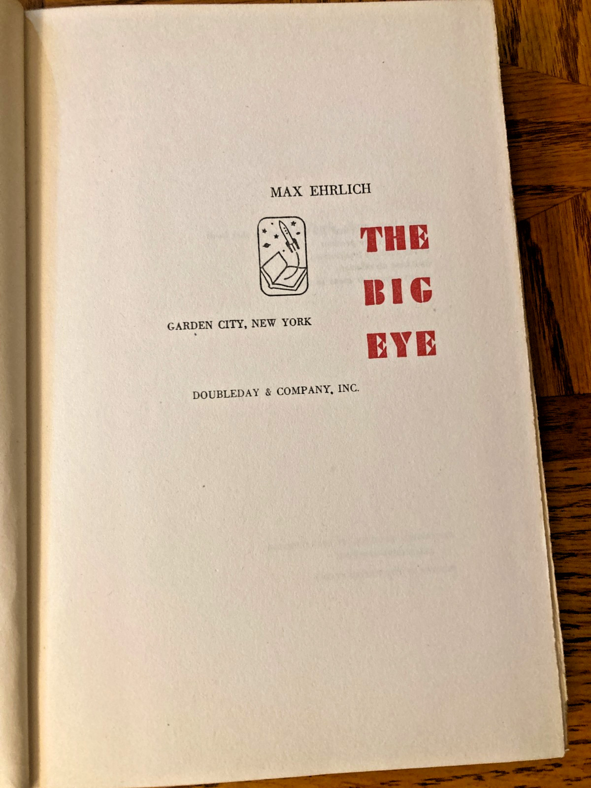 The Big Eye – Max Ehrlich – 1949