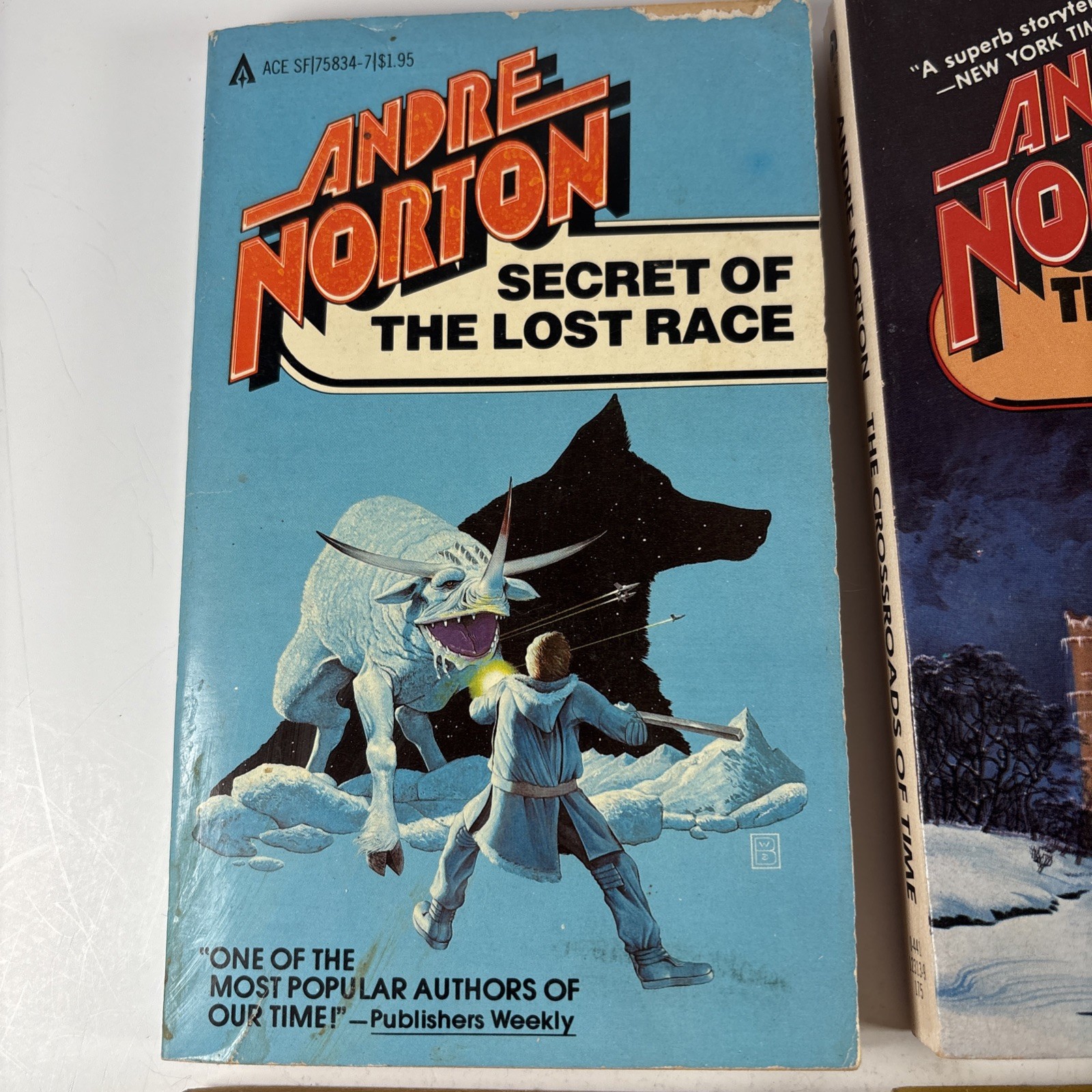4 Vintage SF Books by Andre Norton – First Paperback Publication Science Fiction
