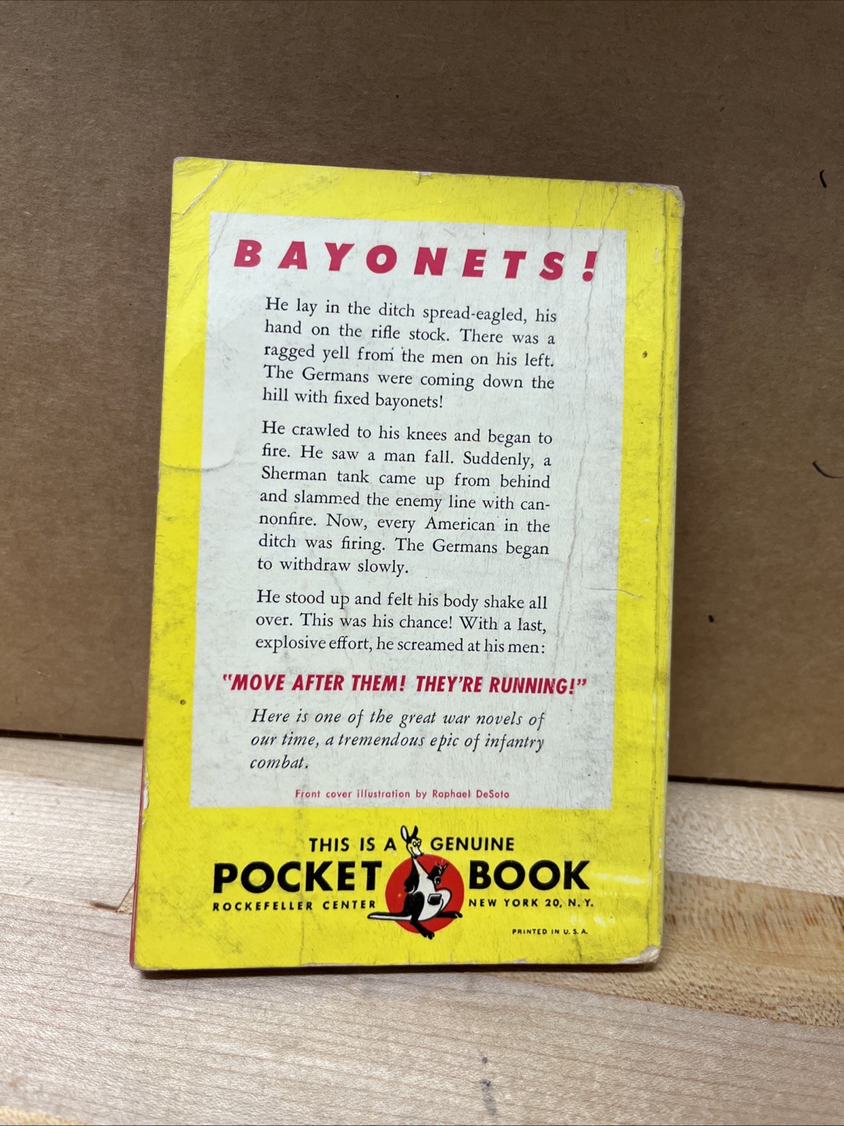 Attack (The Friend), Perry Wolff. 1951 Vintage Paperback Pocket Book 836 Box 269