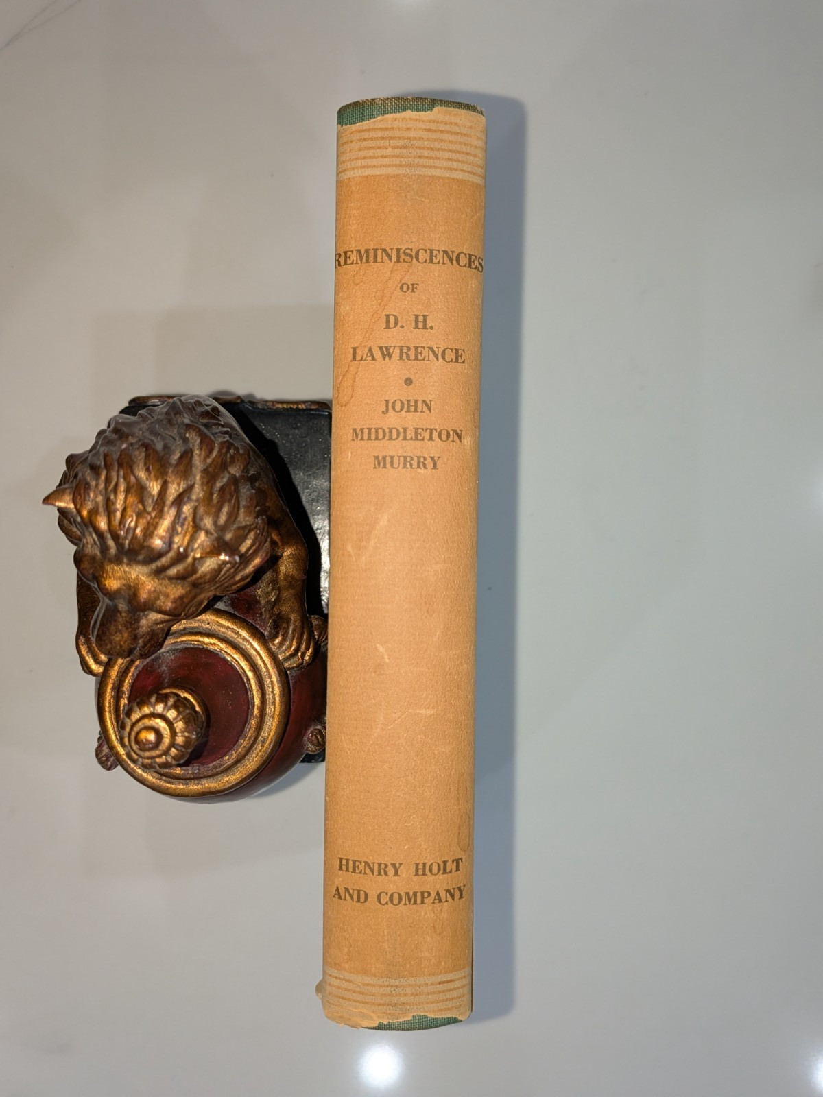 Reminiscences of D.H. Lawrence – John M. Murry | 1933 | First Edition + DJ-RARE
