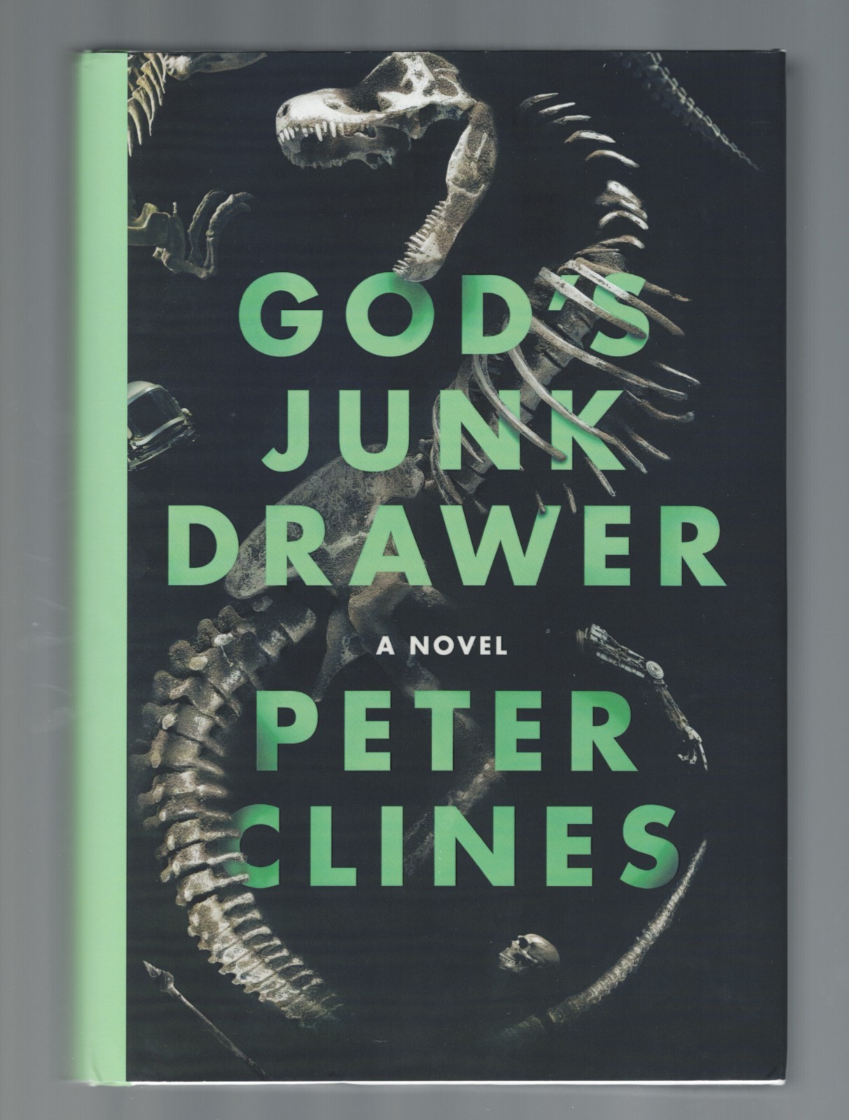 SIGNED & DATED Peter Clines GOD’S JUNK DRAWER 1st print hardcover w cool quote!