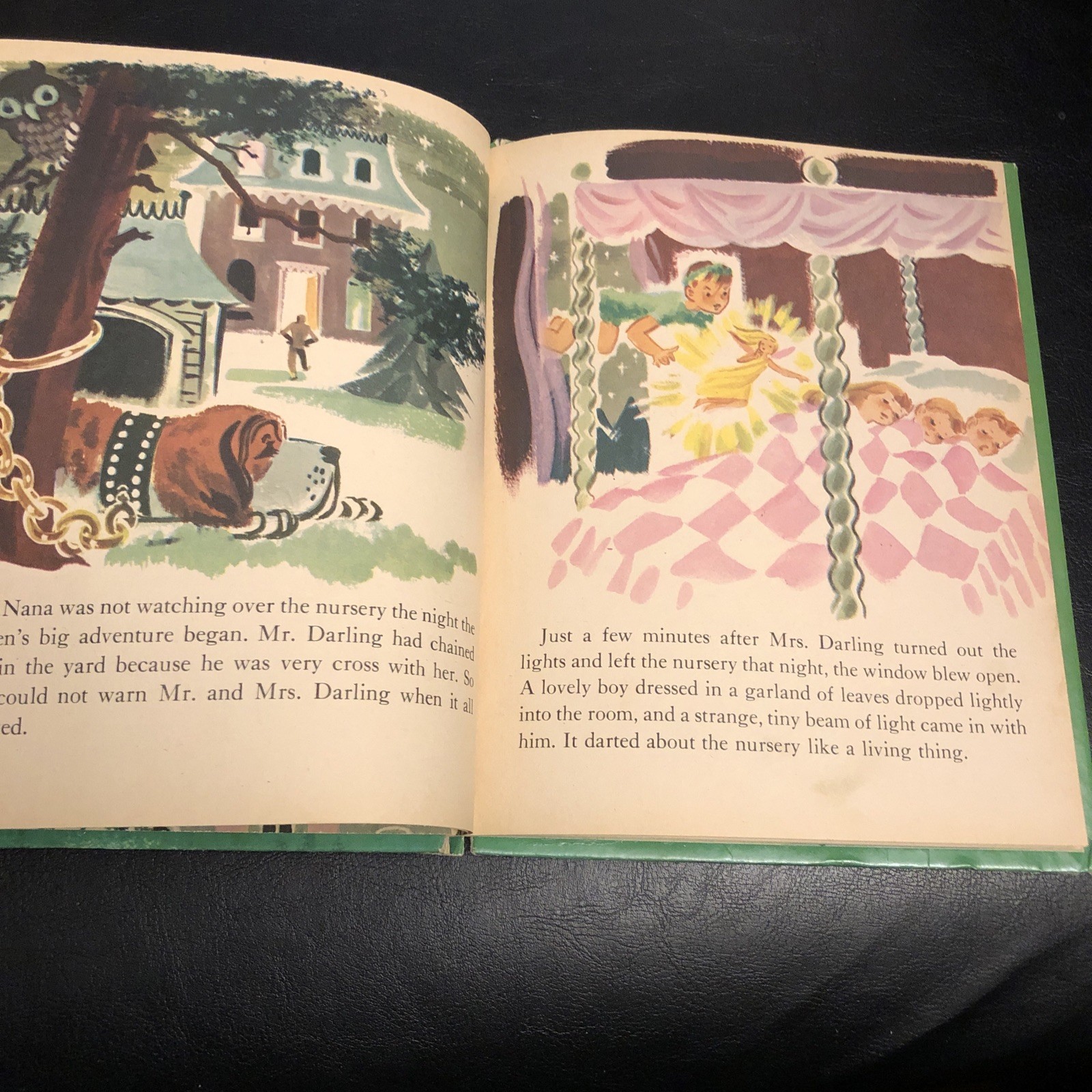 Vintage Peter Pan Children’s Hardcover Book Wonder Books 1952