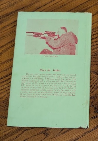 John Willard Game Is Good Eating Signed By 8 Bond, Murie, Taber, Mears, Carhart+