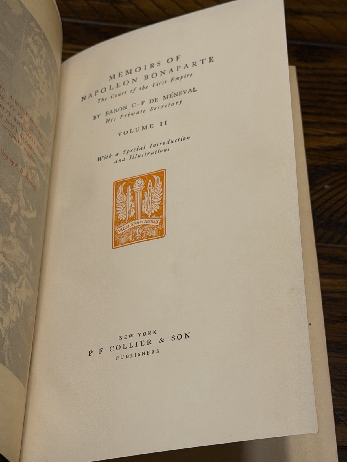 Memoirs of Napoleon Bonaparte Courts of Europe Vol 1-3 1910 P.F. Collier HC Set