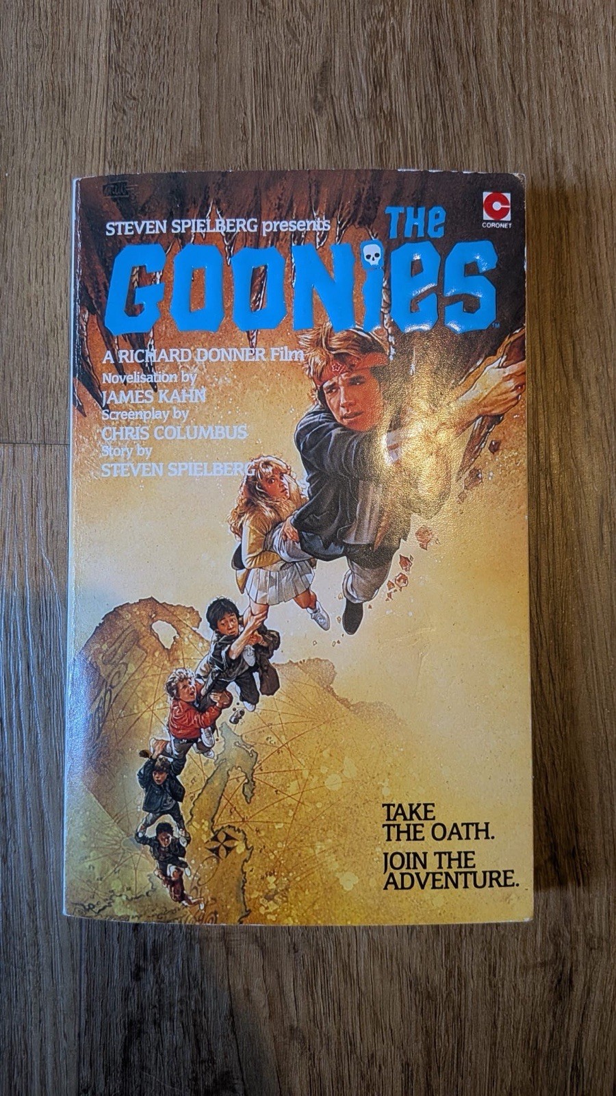 Original 1985 Goonies Paperback Book 1st Edition UK Coronet