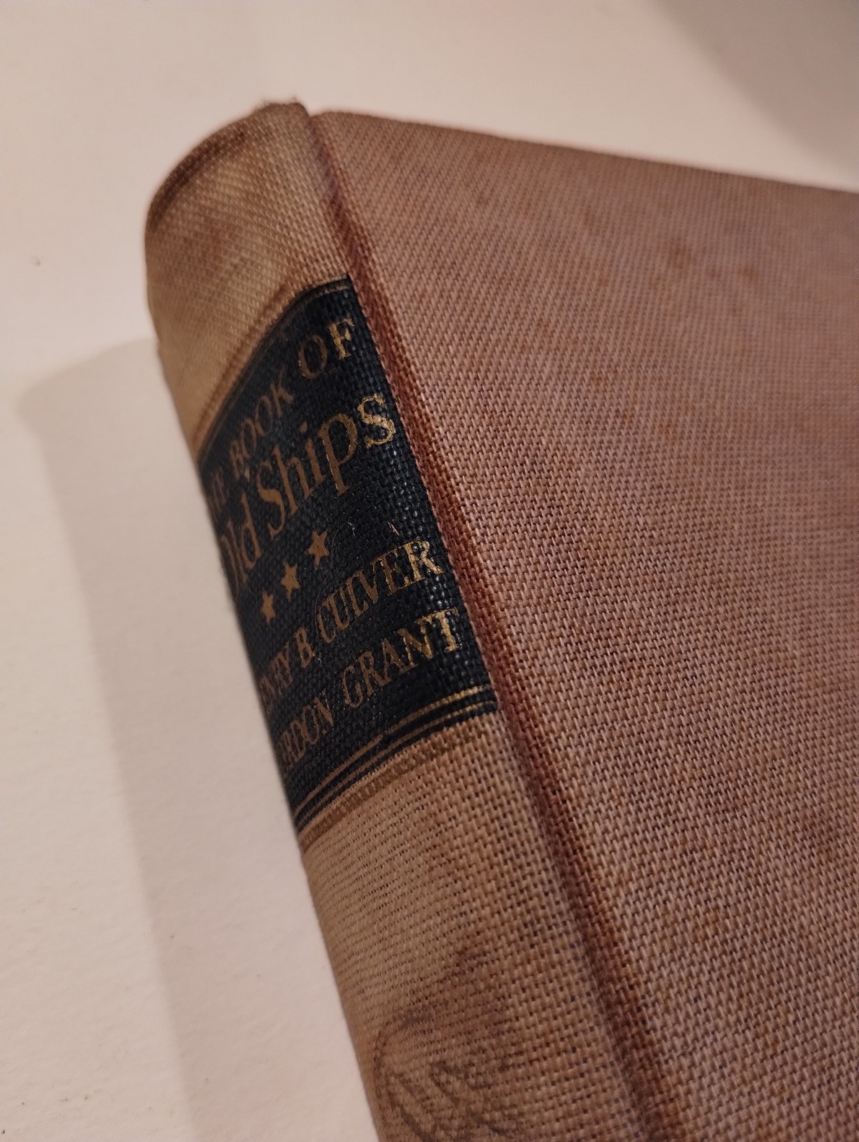 THE BOOK OF OLD SHIPS Culver Grant New York 1935 Ship HISTORY BOATS sails RIGS