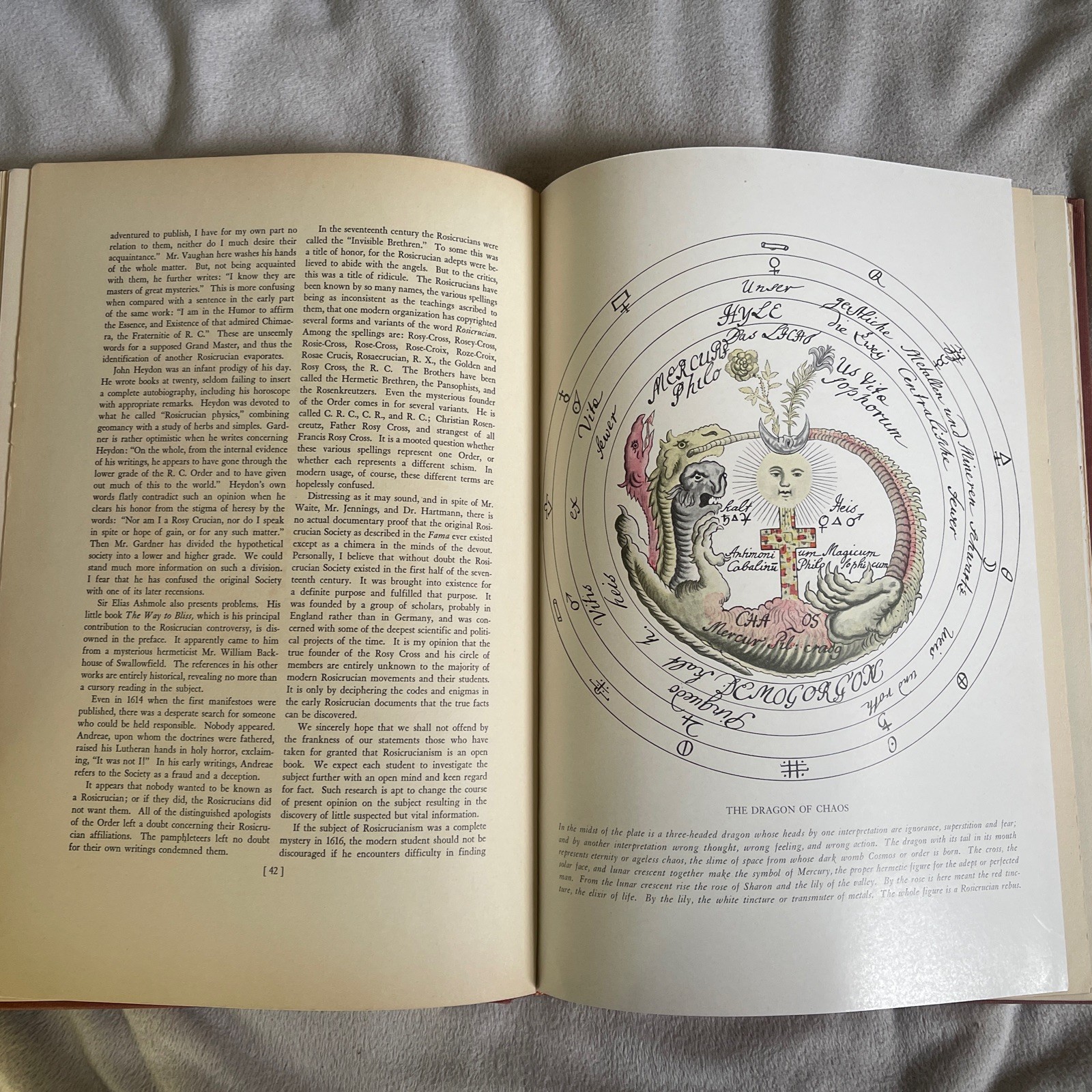Rare 1938 1st Edition Codex Rosae Crucis D.O.M.A Manly Hall ROSICRUCIAN ALCHEMY