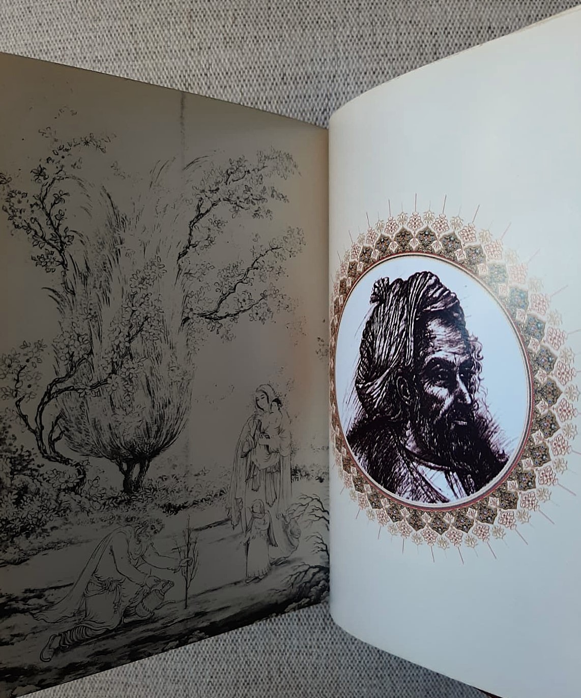 Fine Illustrated RUBAIYAT OMAR KHAYYAM 5-Languages . ??????? ???? ??? ???? ????