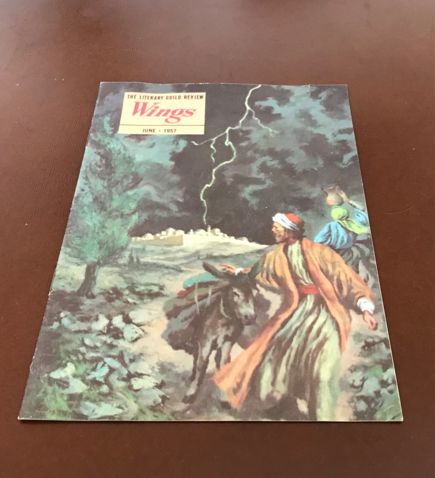 VTG WINGS The Literary Guild Review..June 1957