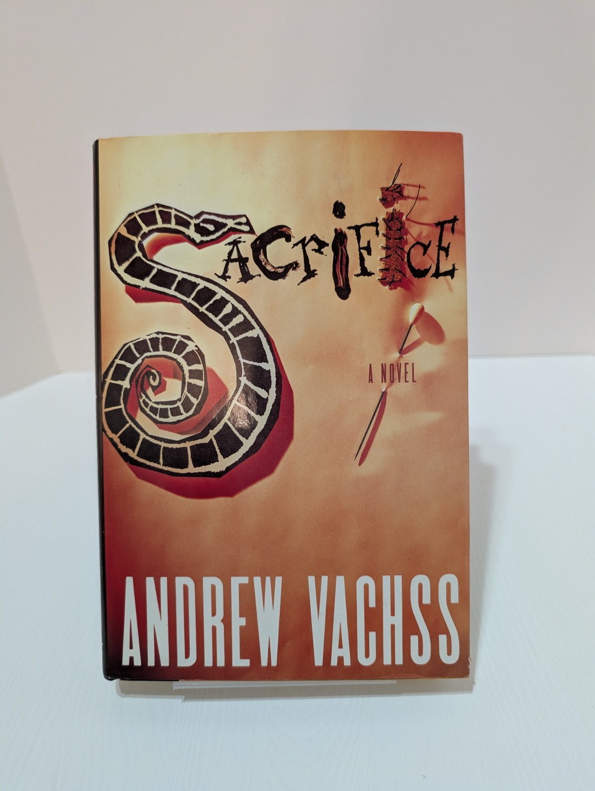Andrew Vachss Sacrifice SIGNED First Edition 1991 Knopf Hardcover