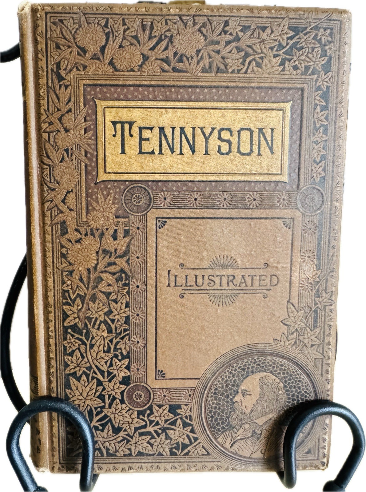 ANTIQUE THE POETICAL WORKS OF ALFRED, LORD TENNYSON POET LAUREATE 1885 FREESHIP