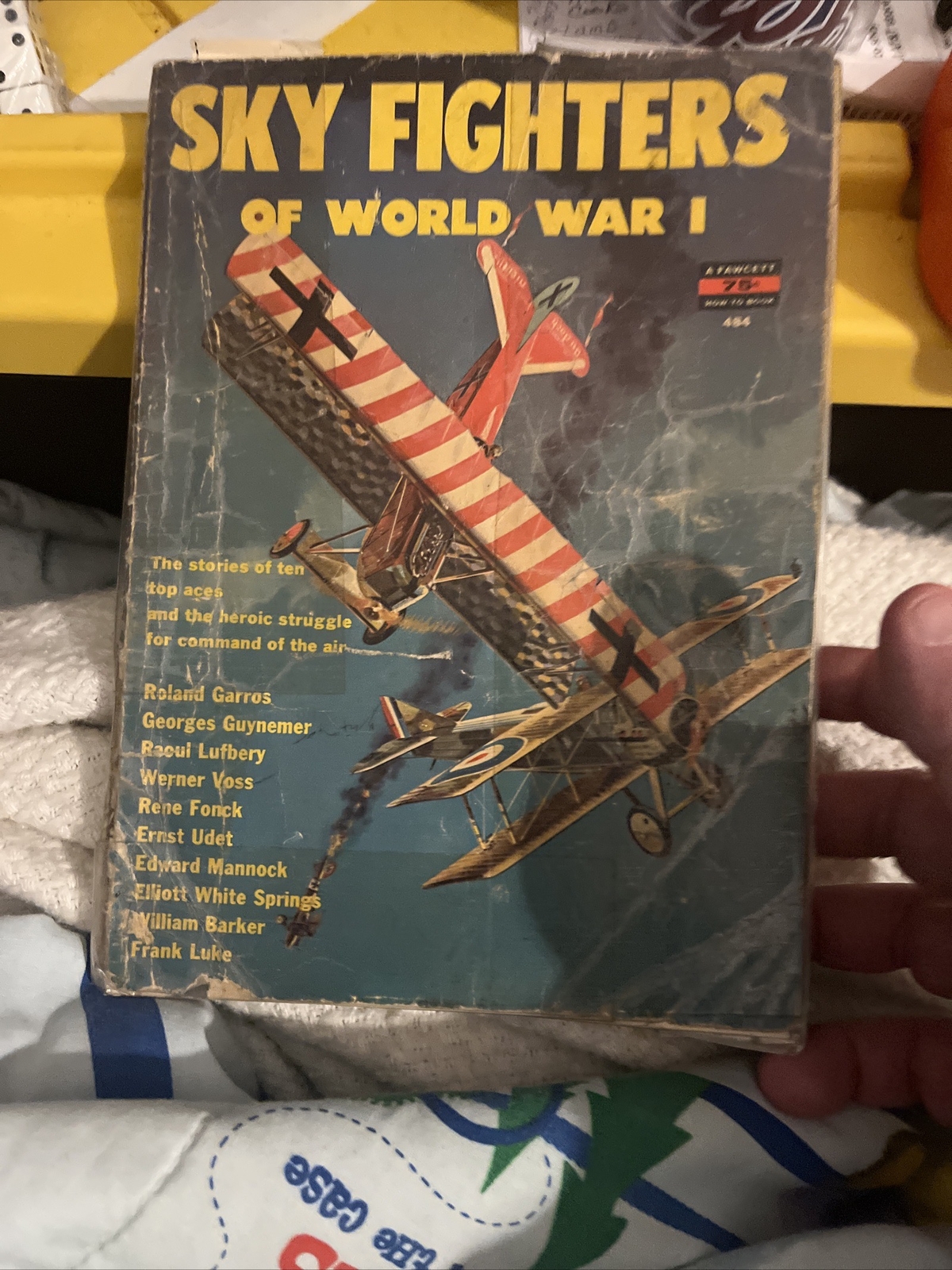 Sky Fighters Of World War I Fawcett How-To Book No. 484 1961 Classic Original