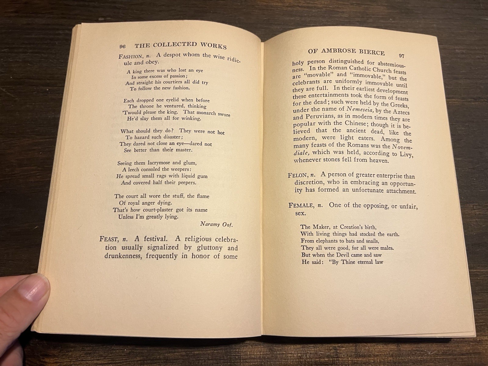 1935 Edition THE DEVIL’S DICTIONARY by AMBROSE BIERCE BONI LIVERIGHT SATANIC