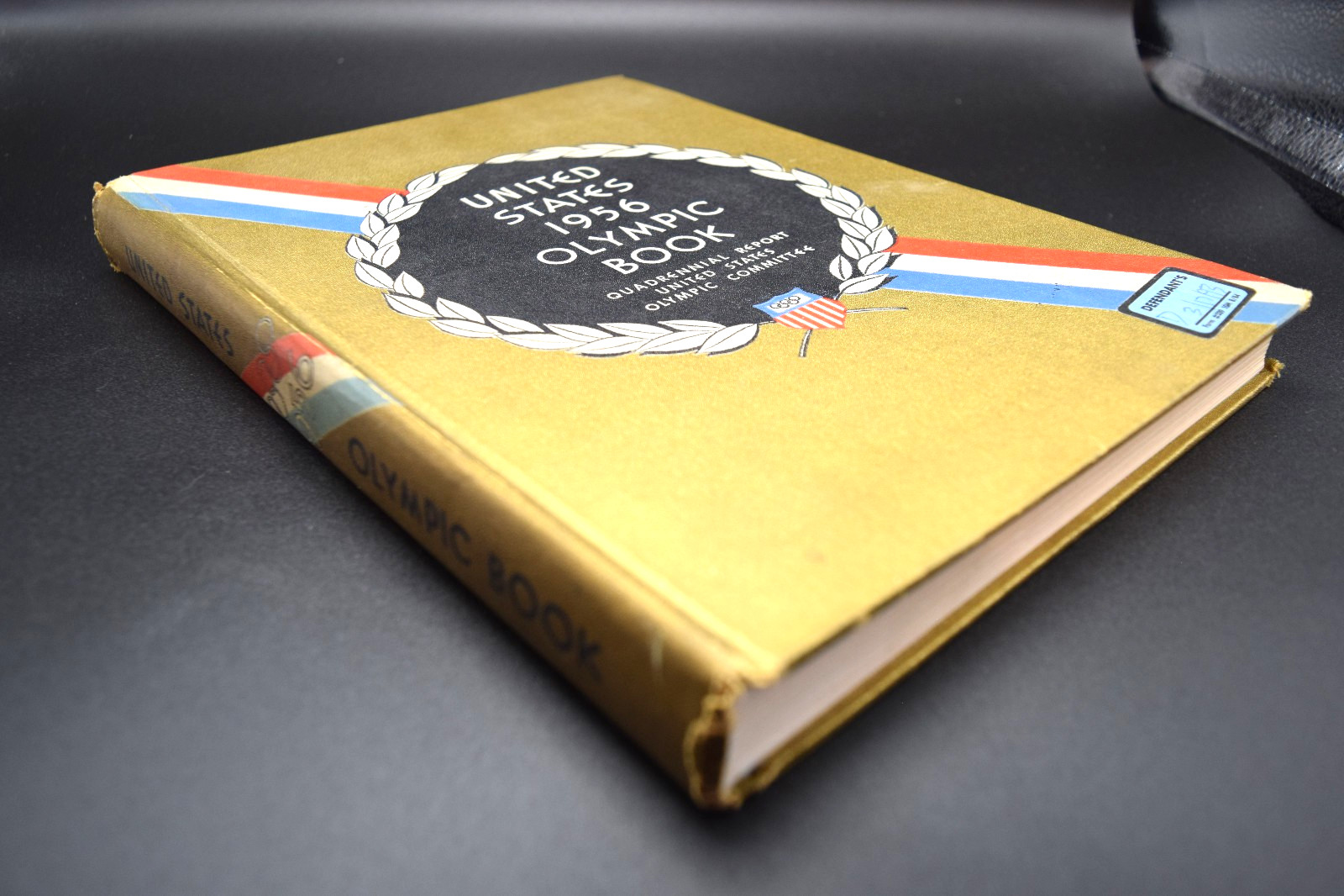 United States 1956 Olympic Book Quad. Report – US Olympic Committee- HC