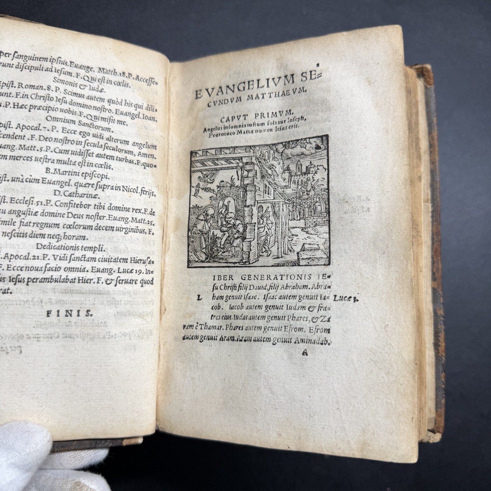 1567 ?? Erasmus Novi Testamenti, Latin NT, 100+ Woodcuts, Rihel