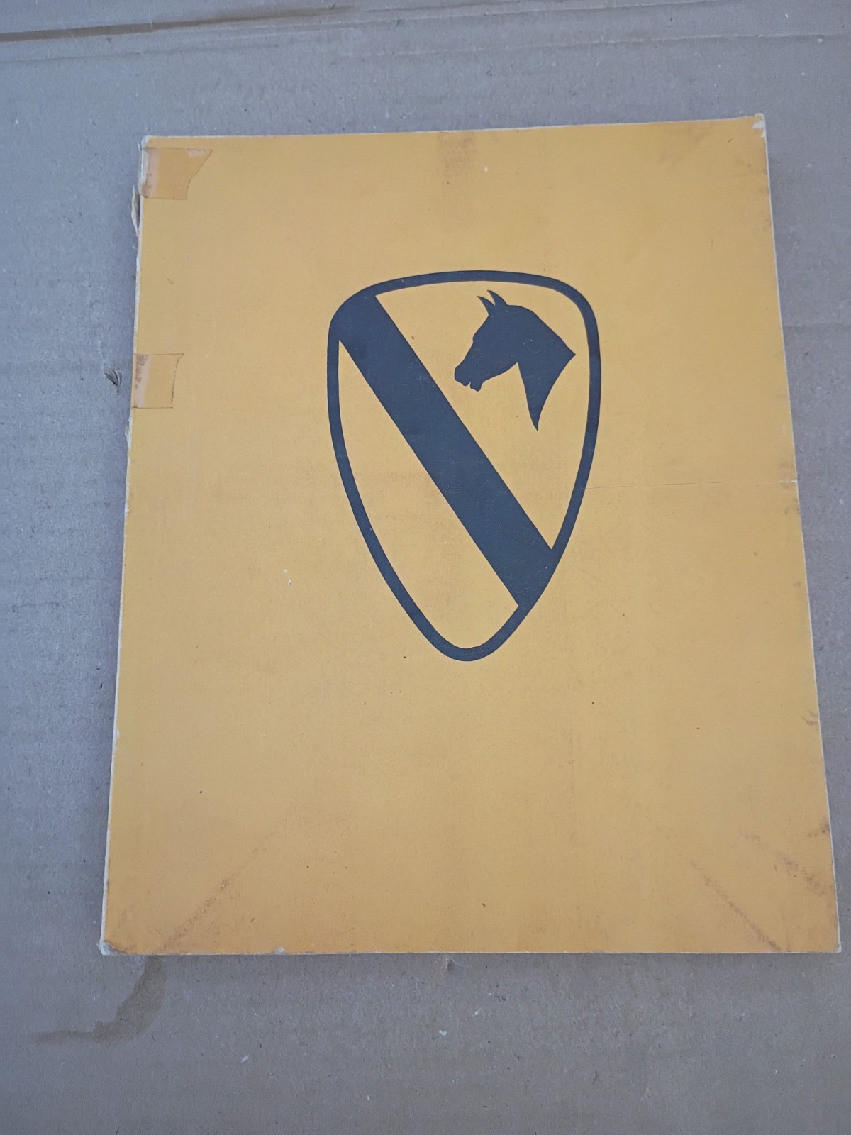 1st First Cavalry Division in World War 2 II Book Major Wright Japan 1947 ++