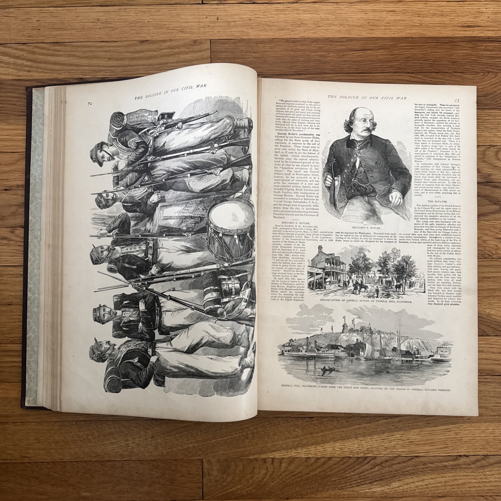 THE SOLDIER IN OUR CIVIL WAR, 2 Volume Book Set – 1890 – Antique Engravings