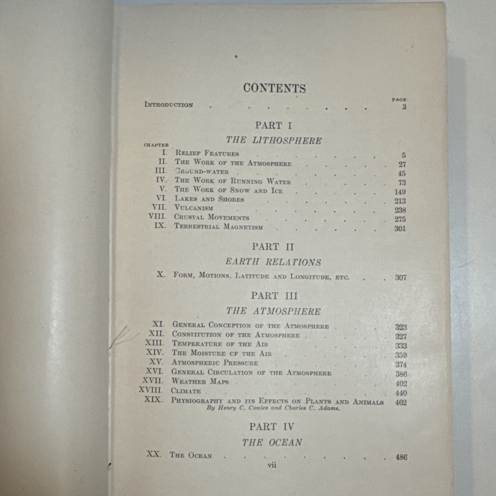 Physiography for High Schools 1909 Textbook Early Geology Physical Geography