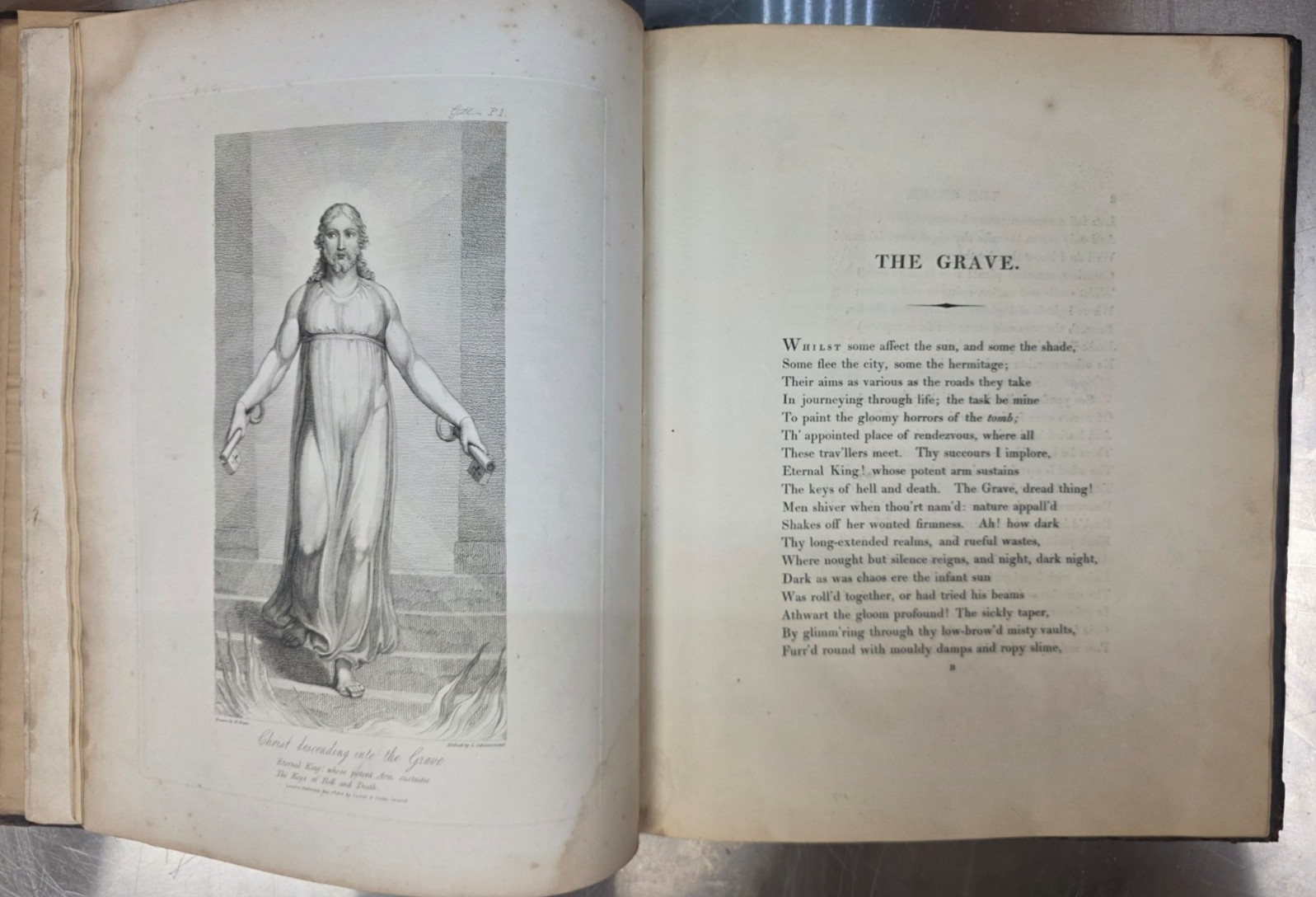 Robert BLAIR (William Blake). The Grave. 1808 – FIRST EDITION