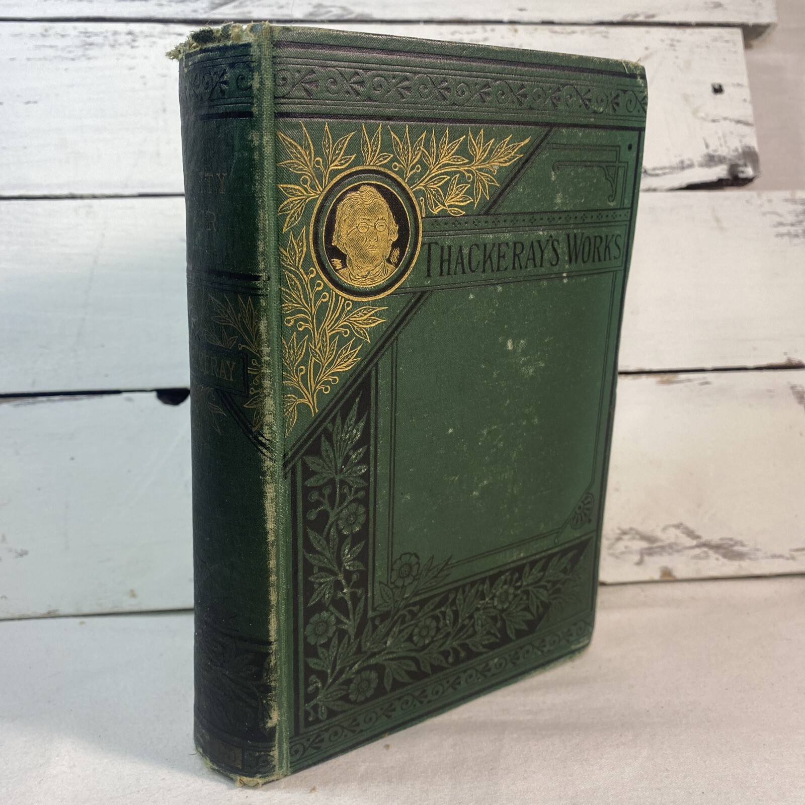 1881 Vanity Fair Thackeray’s Works Antique Book William Makepeace Illustrated