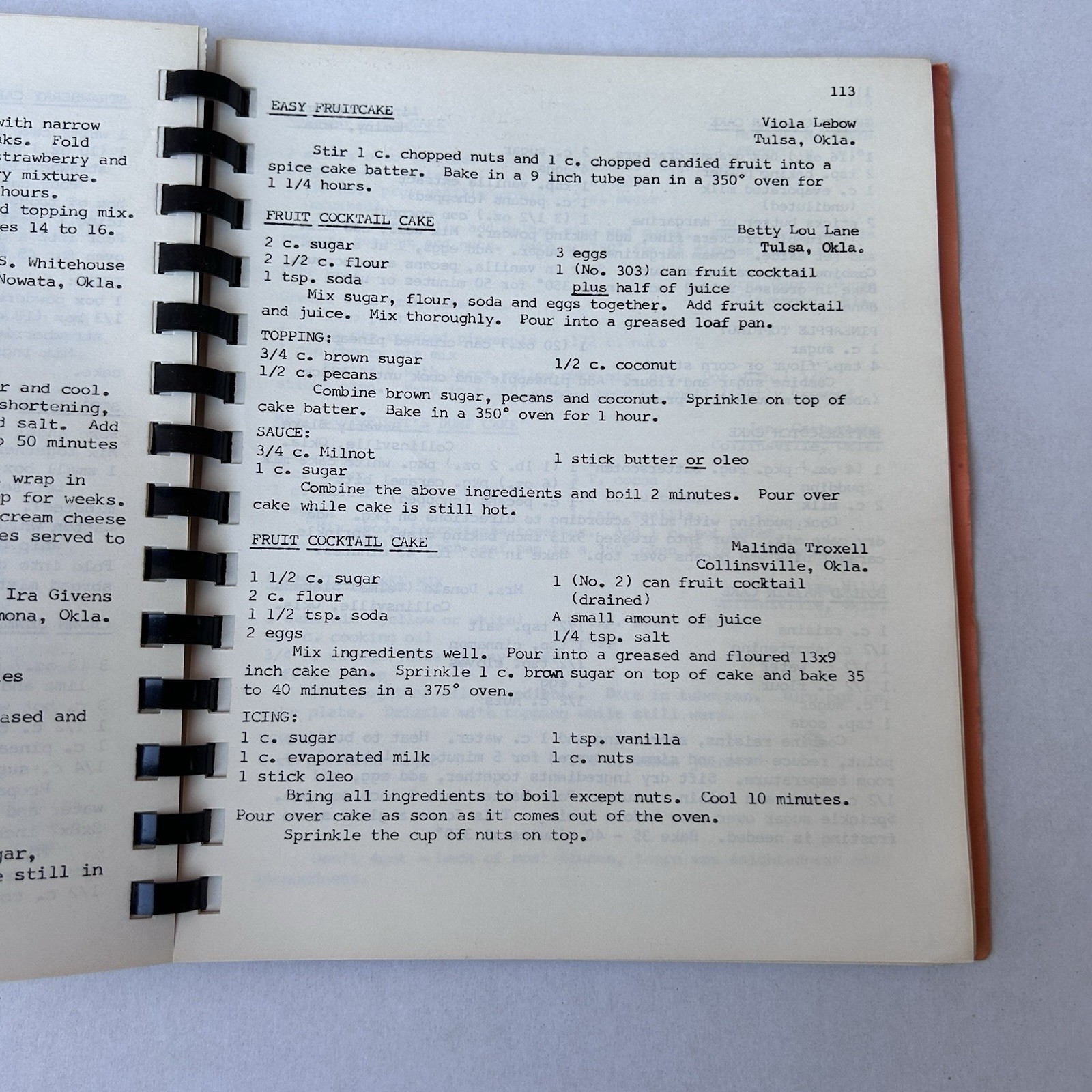The Servin’ Spoon Verdigris Valley Electric Cooperative Cookbook 1973 Vintage