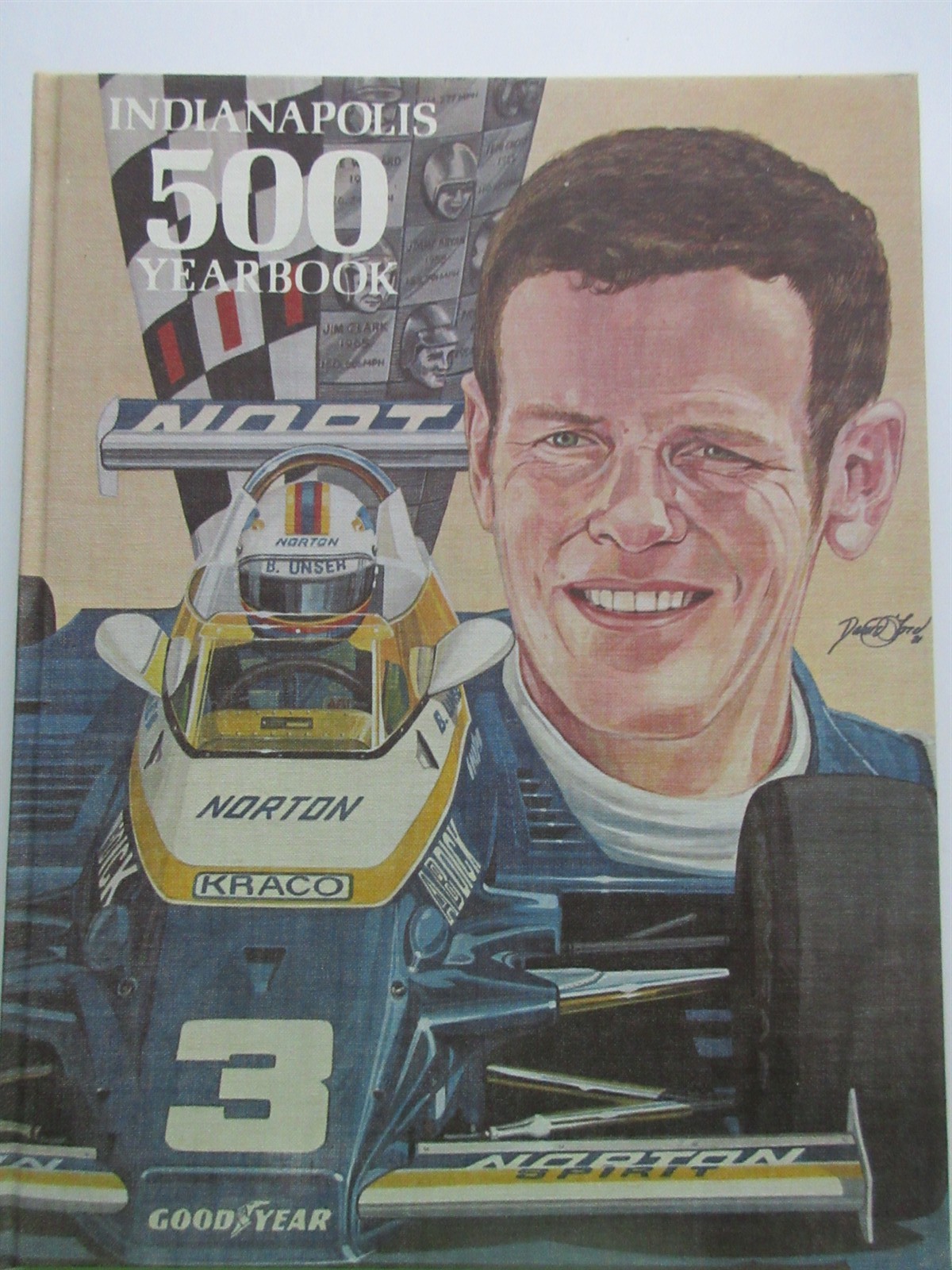 1981 Indianapolis 500 Carl Hungness hardcover Yearbook Bobby Unser