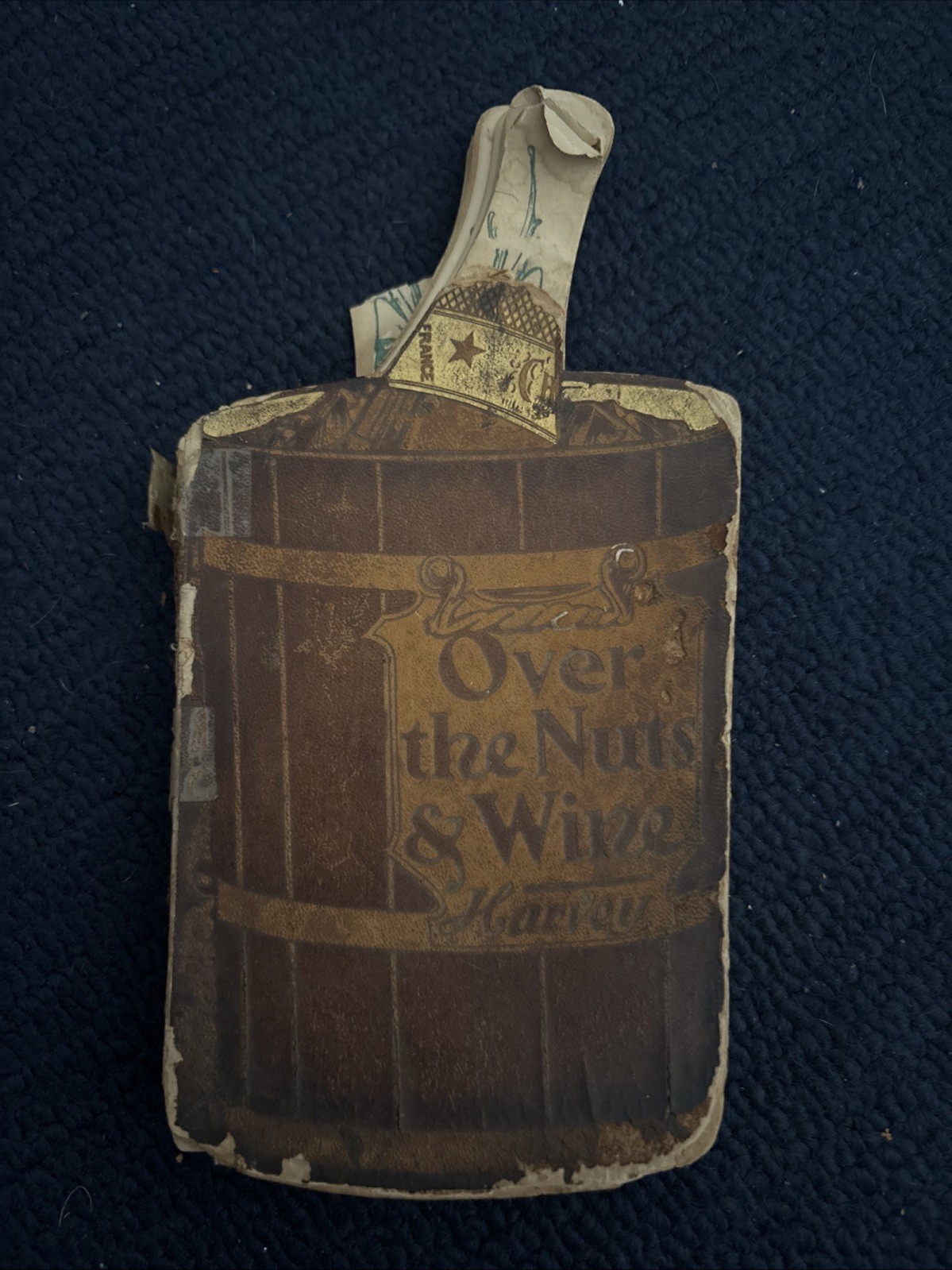Over The Nuts & Wine Antique Original Collectible 1906 Retro Party Book