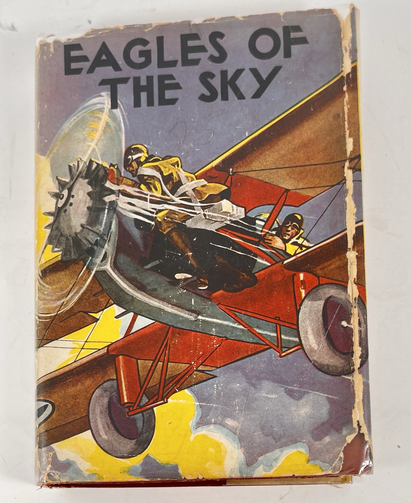 1930 Antique Adventure Book „Eagles of the Sky“ Vintage Homeschool Collectable