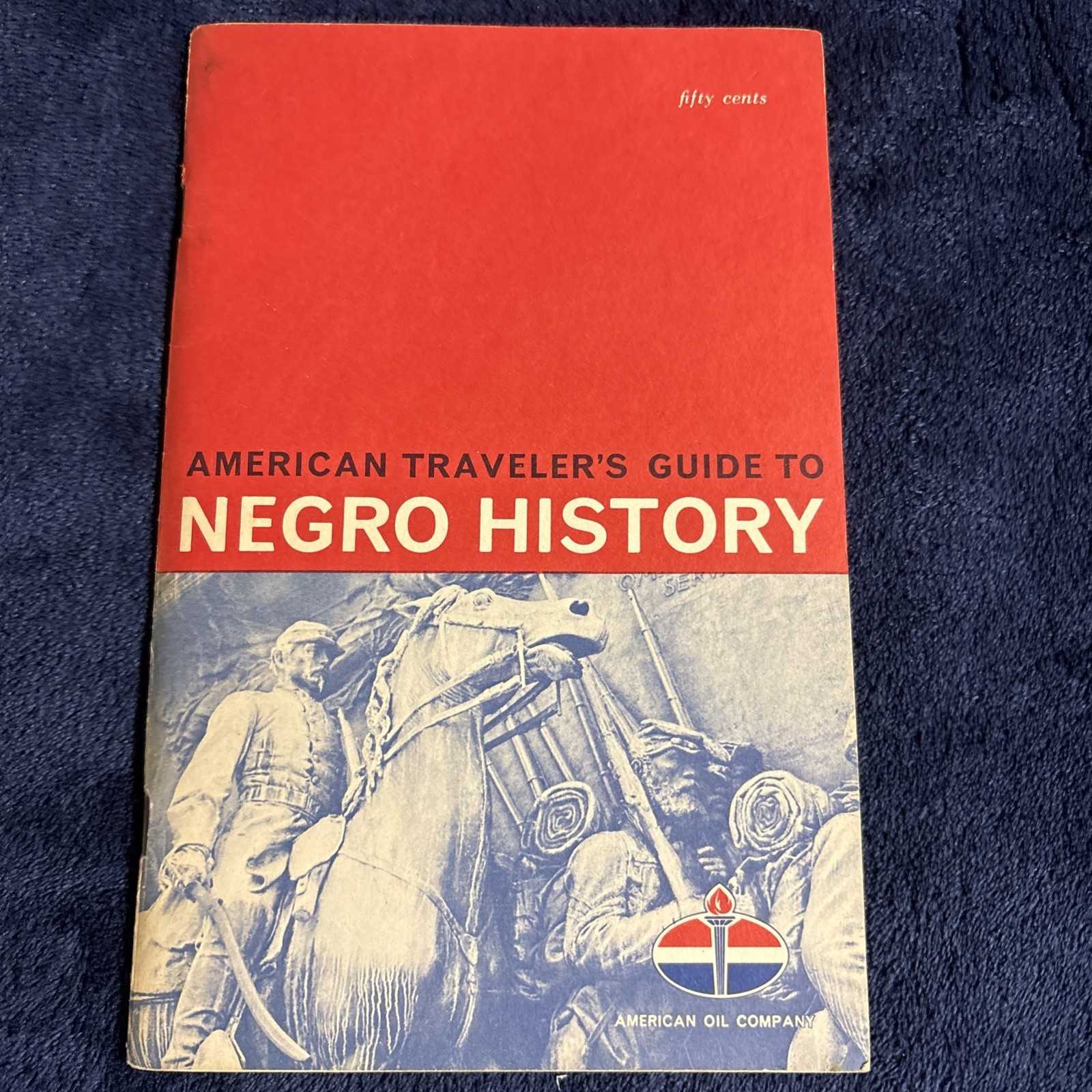 AMERICAN TRAVELERS GUIDE TO NEGRO HISTORY?1963 Pamphlet?American Oil?