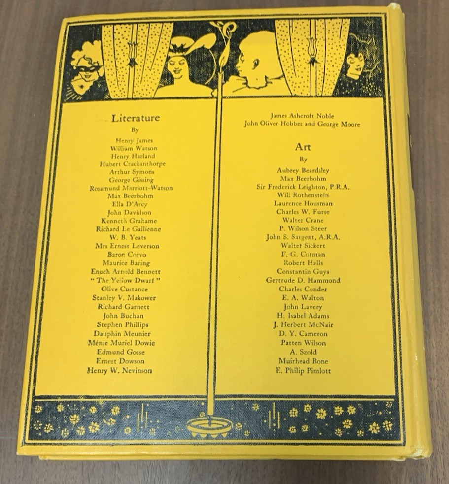 The Yellow Book a selection Compiled by Norman Denny Viking Press 1950 Illus HC