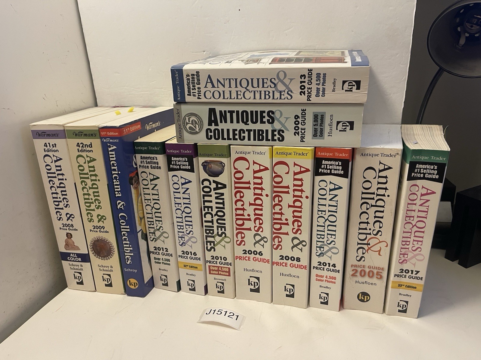 Warman Antiques & Collectibles 13 Guide Book Lot Trader Paperback Mixed Years